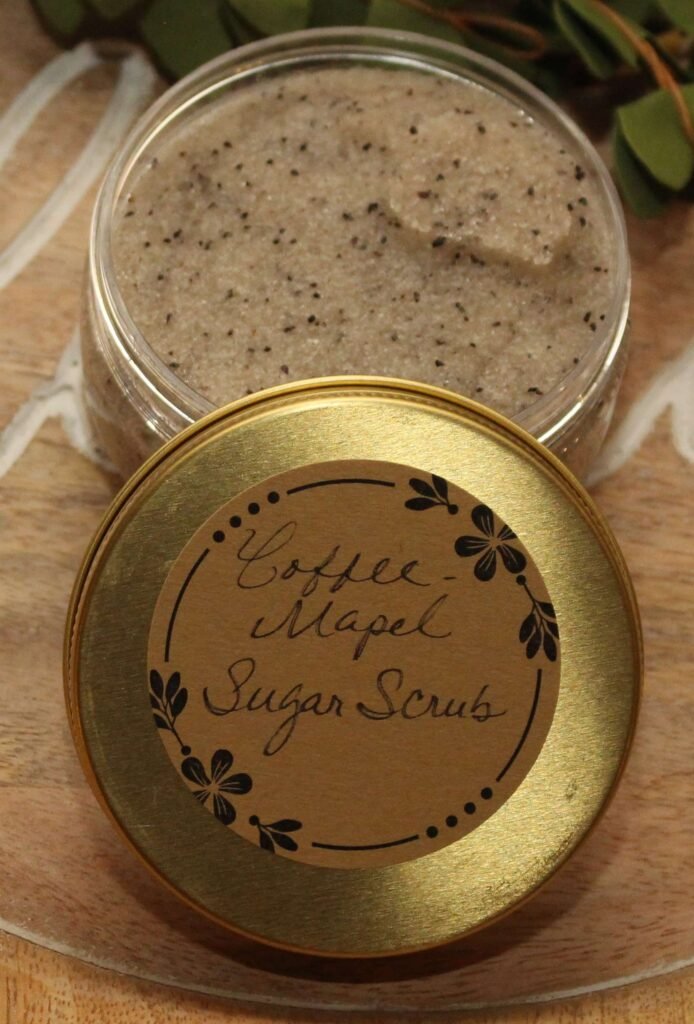 Coffee and Mapel Sugar Scrub espresso maple sugar scrub by BloominGals LLC