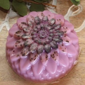 exfoliating floral scent Goats milk medium sized bar soap for women by BloominGals LLC