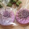 Goats milk medium sized bar soap two displayed by BloominGals LLC