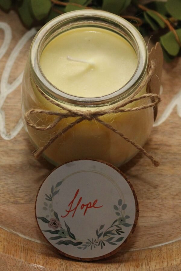 Hope Fruity Hawaiian Candle created by BloominGalls LLC