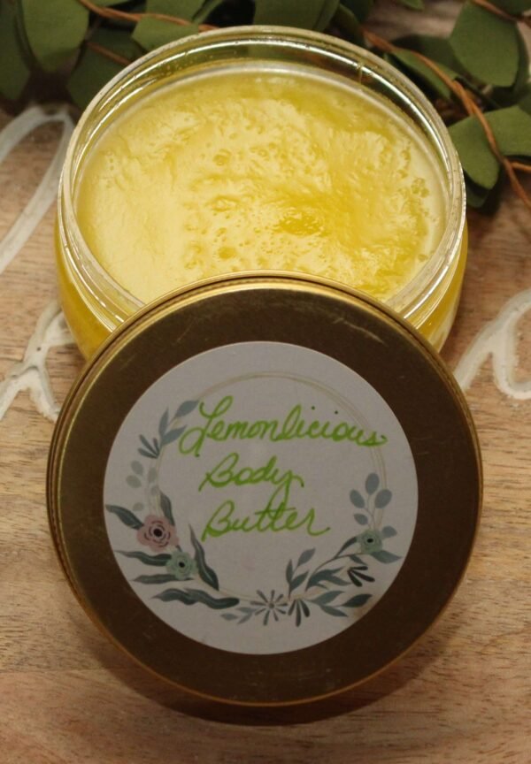 Organic Body Butter, Lemonlicious scent