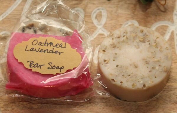 Oatmeal Lavender Natural Bar Soap crafted by BloominGals LLC