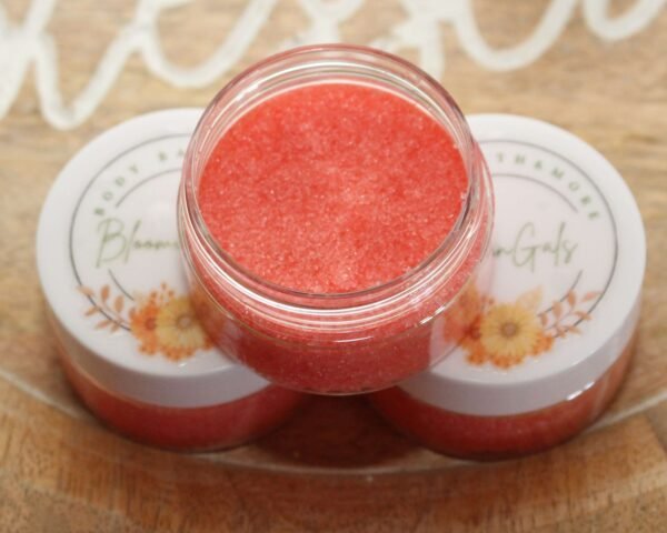 Peppermint lip scrub crafted by BloominGals LLC