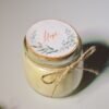 fruity hawaiian candle tropical scented with soy wax and organic