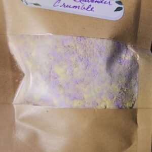 lemon & lavender bath shower crumble