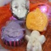 jack o lantern, ghost, skull, spider web bar soaps