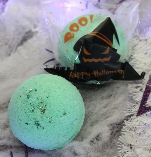 Green Apple Bath Bomb Halloween Edition