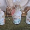 All three Fall designed bottles with Chamomile and Epsom Salt as a Relaxing Bath Soak